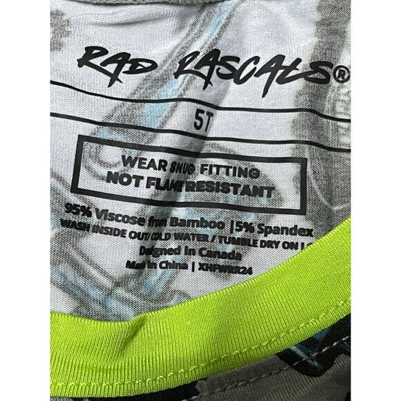 Rad Rascals Speedshop 2 Piece Jammies Set 5T - Picture 8 of 9